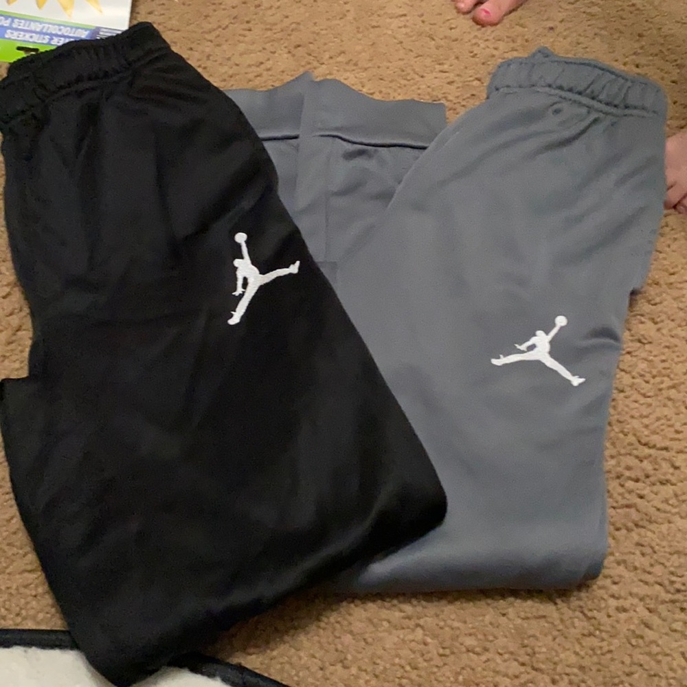 2 pairs of joggers size m and 1 pair of shorts